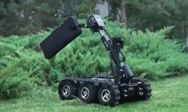 دقیق ماشینکاری ربات دفع بمب با قابلیت وزن 140 کیلوگرم رنگ سیاه
