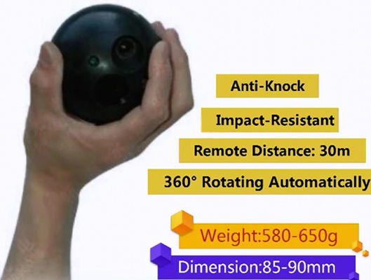 360 درجه چرخش بی سیم هوشمند زمان واقعی 30m توپ نظارت