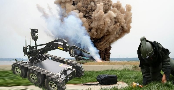 Dc24v Explosives Eod Robot Lead Acid باتری قابل شارژ
