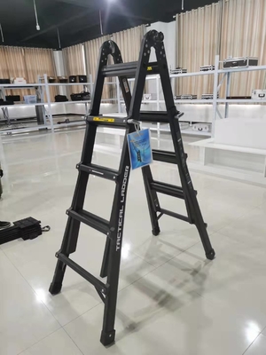 نردبان تاکتیکی تاشو آلومینیوم و فولاد ضد زنگ 250 کیلوگرم ظرفیت بارگیری 1.52 متر طول