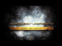 لیزر از راه دور 2 متری سیستم شلیک بی سیم خنثی سازی مهمات منفجر نشده